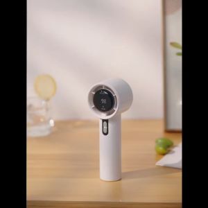 Quạt nhỏ tốc độ cao 100 tốc độ màn hình kỹ thuật số sạc USB quạt cầm tay tua bin gió lớn 3000mAh quạt ngoài trời mùa hè di động