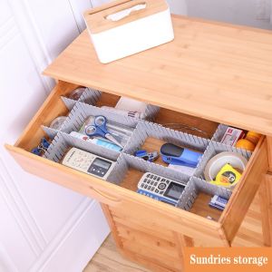 3 PCS Drawer Organizer Divider Adjustable Household Storage Cabinet Combination Partition Underwear Socks Sundries