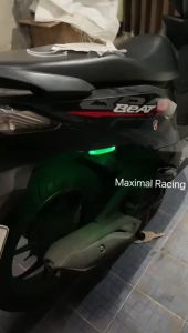 Lampu Strobo Motor Mobil Truk Dan Bus Tenaga Surya Lampu Led Kedip RGB 3 Mode