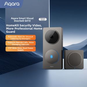 Aqara | Smart Video Doorbell with Electronic Cat Eye Monitor G410