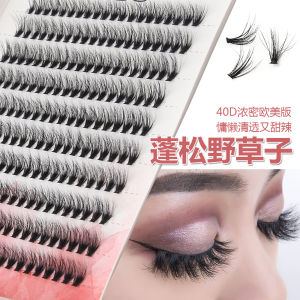 ขนตาปลอมธรรมชาติ 3D หนา สไตล์ระเบิด ขนตาปลอมแบบหนาและหนาสำหรับผู้เริ่มต้น ขนตาปลอมแบบเชื่อมต่อแบบหนาและหนา