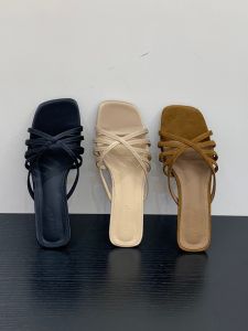 Peep Toe Thin Heel 3cm Fashion Sandals