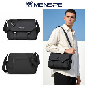MENSPE Fashion Shoulder Bag Mens Waterproof Messenger Bag Travel Bag Business Bag Phone Bag Large Capacity Cross Body Bag Lightweight Casual Bag Fashion Leisure Sport Street Bag for College Student
