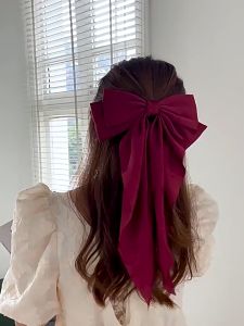 Jepit Rambut Pita Besar Korea Jepitan Rambut Pita Panjang Import Korea