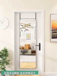 OTA-Full Length Mirror Hanging Mirror Dressing Mirror Aluminium Bathroom Mirrors Cermin Square Hanging Mirror Cloakroom Mirror Decorative Mirror全身镜