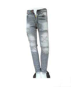 CELANA JEANS PANJANG PRIA SOBEK / CELANA PANJANG PRIA DISTRO / CELANA DENIM PRIA MODEL SOBEK SELVETE