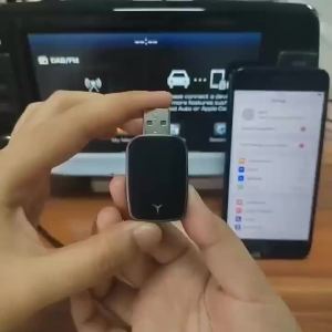 FLIXIVI 2in1 Wireless CarPlay Android Auto Wireless Adapter Mini Box Plug and play Connect Universal for Nissan Wireless Adapter