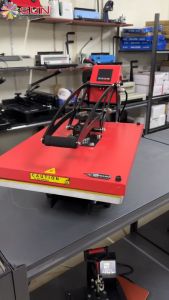 Mesin Press Sablon Kaos 60x40 U-Shape High Pressure SF-02 untuk Kaos Bag Puzzle Plat Aluminium Bantal ( DTG DTF Polyflex Sublime Transfer Paper Platisol Rubber )