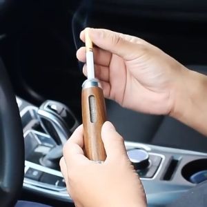 Asbak Mini Asbak Mobil Portable Tahan Api Dengan Tutup Car Ashtray