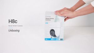กล้องวงจรปิดไร้สาย ⚡️ Ezviz รุ่น H8C ความละเอียด 4MP / 3MP Wi-Fi Camera H.265 Pan & Tilt Camera view 360° ประกัน 2 ปี