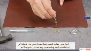 Metal Double Cap Rivets Studs Round Rivet for DIY Leather Craft Bag Belt Clothing Garment Shoes Pet Collar Fixing Tools