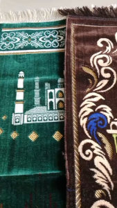 sajadah kohinoor midi tebal empuk dan halus ukuran besar 50 x 110 bisa untuk souvenir dan bisa disablon Sajadah Motif oleh-oleh haji dan umroh