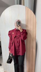 LD 110 P 70 MAYA TOP FREE BROS LENGAN PUFF SIMPLE ELEGAN