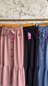 Rok Tartan Full Knacing Crinkle Anak Tanggung XXL // Rok Crinkle Airflow Anak