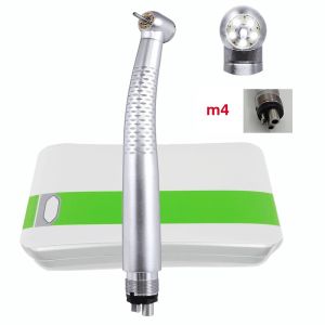 Đầu Tay Khoan Nha Khoa Tốc Độ Cao 5 LED Tuabin Khí Nén Có Vòi Phun Nước Nút Nhấn 2/4 Lỗ Dụng Cụ Nha Khoa
