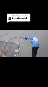 Joran Tegek Galatama BLACK MARINE ikan babon Super kaku ringan kuat custom lilit ujung Ukuran 180 210 240 - MAJU JAYA OFFICIAL