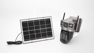 10X Zoom 3 Lenses V380 Pro CCTV Security Camera Wireless Outdoor Home Protection IP Cam 4G SIM Card solar panel