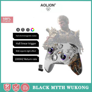 AOLION great sage2 Black Myth Wukong limited three mode game controller dual hall RGB macro programming suitable for PC steam mobile devices 2024 new