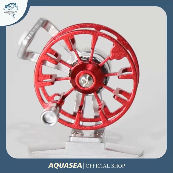 AQUASEA Reel Pancing Tokos Katrol Kerekan Pancing Fishing Material Full  Metal Reel Tokos DF55