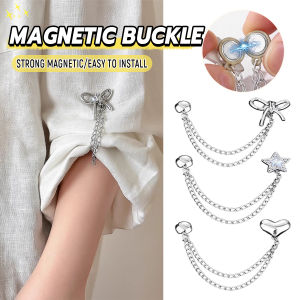 Vacaka Fashion Protable Magnetic Shirt Clips Adjustable Trouser Magnetic Clothing Clips Accessories 1Pc
