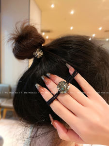High Elasticity Full Diamond Hair Ties Womens Ponytail Hair Bands Childrens Elastic Hair Bands Fashionable Hair Accessories