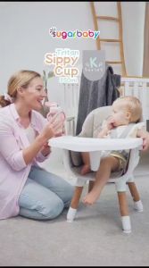 Sugar Baby Tritan Sippy Cup K-Series With Weighted Straw 350ml TSCK350 Botol Minum Anak