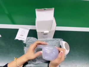 FLYBB Wearable Electric Breast Pump 4 Modes 12 Gears Rechargeable Hands-Free Breast Pump 24MM