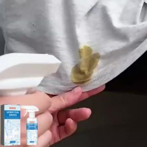 Power Stain Remover 60ml Instant Clothes Cleaner for Grease Yellow Stains Fabric Spot Treatment Portable Dry Cleaning Solution