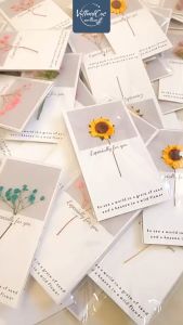 [COMBO 10] Thiệp hoa khô cao cấp - Thể hiện đẳng cấp và sự tinh tế - Sang trọng - Thân thiện...(16x9 cm)