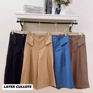 Bawahan Wanita Layer Cullote: Desain Elegan & Nyaman