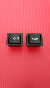 สวิทช์ 25x31mm switch กดติด-เด้งกลับ (ON-OFF-ON) 6 ขา 16A 250V ขนาด 25x31mm #สวิทช์(25x31mm250VAC) (1 ตัว)