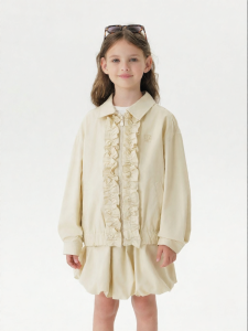 Marc&Janie | Vintage Lace Collar Miu-Style Girl Jacket