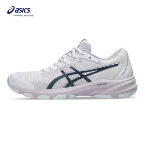 ASICS Women NETBURNER PROFESSIONAL FF 4 Netball Shoes in White/Raw Indigo