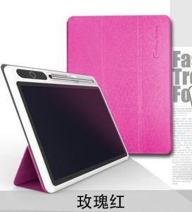 10.1 Inch LCD Notebook with Protective Leather Cover Business Office Electronic Drawing Board Handwriting Tablet