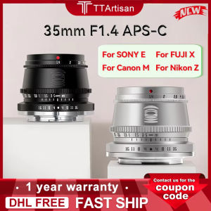 TTArtisan 35mm F1.4 APS-C Manual Focus Camera Lens for SONY E FUJI X for Canon M Leica L Nikon Z Panasonic Olympus M43