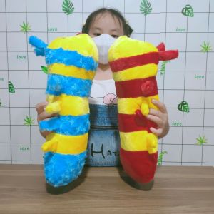 GỐI ÔM CHO BÉ 0 - 6 THÁNG HÌNH SÂU LÔNG NHIỀU MÀU LÔNG MỊN ẢNH THẬT