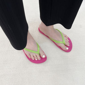 Classic Anti-Slip Bathroom Slippers for Women Outdoor YAMUU MOOCHUU Comfortable Slip-On Sandals Fashionable Flat Heel