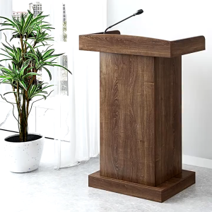 โพเดียม โพเดียมพิธีกร แท่นบรรยาย โต๊ะพิธีกร แท่นพิธีกร แท่นประกาศ อเนกประสงค์ มีลิ้นชักเก็บของ มีช่องเก็บของ มีให้เลือกหลายสี