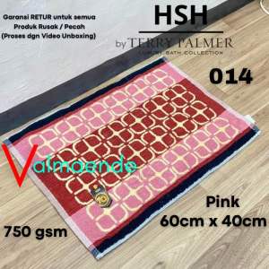 Keset Kamar Mandi Handuk HSH by Terry Palmer 60cm x 40cm 100% Cotton Keset Dapur Keset Motif 014