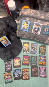 Patch Velcro dán in hình hoạt hình cá tính - Nước Mỹ 2 ( Hình in công nghệ Decal không có viền Gân )