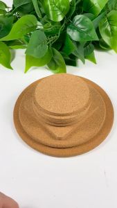 TLE Heat Trivet Cork Coaster Round Round Resistance Diameter 90mm Coffee Tea Drinks Dining Pelapik Cawan Pad 圆边防烫垫
