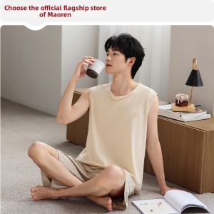 MiiOW | Cool Summer Lightweight Modal Home Wear Set For Men