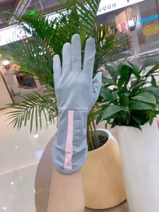 Sarung Tangan Wanita Insulasi Panas & Anti UV: Sarung Tangan Sutra Es Tipis Matahari Insulasi Panas Dekorasi Fashionable yang Sarung Tangan Motor