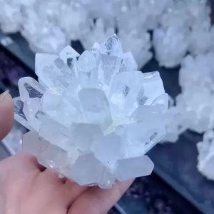 Natural Raw Quartz White Clear Crystal Cluster Healing Stones Crystal Point Specimen Home Decoration Raw Crystals