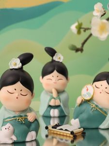 ตุ๊กตาโคลนน้อยต้าถังซานสำหรับผู้หญิงของที่ระลึกสำหรับการท่องเที่ยวซีอานของขวัญเล็กๆน้อยๆสำหรับใช้คู่กับเมืองกลางคืนของตั้งโชว์สร้างสรรค์มีเอกลักษณ์พิเศษ