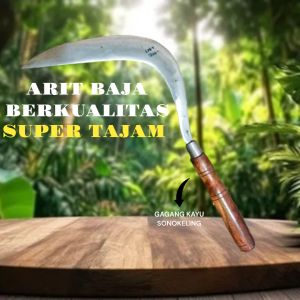 Alat Berkebun - Arit Sabit Per Jip Asli Super Tajam