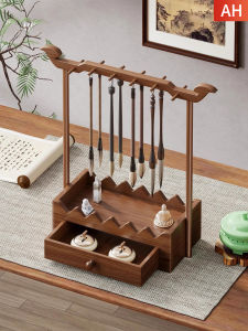 evesigar | Hộp Đựng Bút Hộp Kéo Đa Năng Giá Đỡ Cọ Gỗ