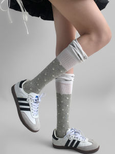 JIFANPAUL | Grey Breathable Skinny Ballet Style No-bone Summer Thin Ankle Socks