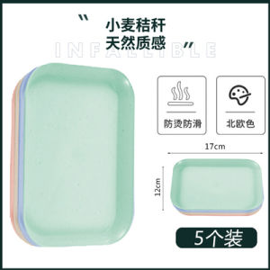 Commercial Disposable Plastic Plate Heat Resistant Biodegradable Food Grade Picnic Cake Serving Plate Eco Friendly Tableware