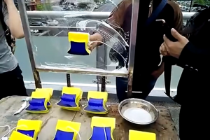 Little Carpenter Double-Sided Magnetic Window Cleaner with Safety Rope Pencuci Tingkap Magnet Dwi-Sisi Glass Wiper Cleaner